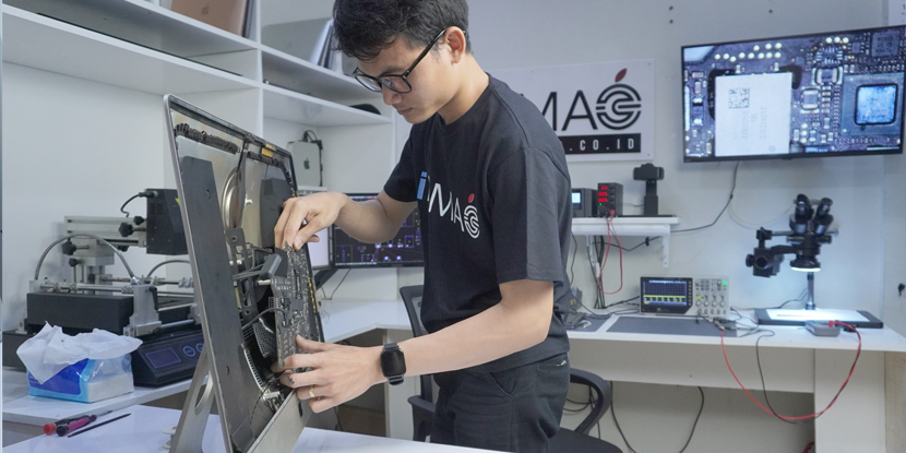 Upgrade SSD & Pembersihan iMac 27" 5K